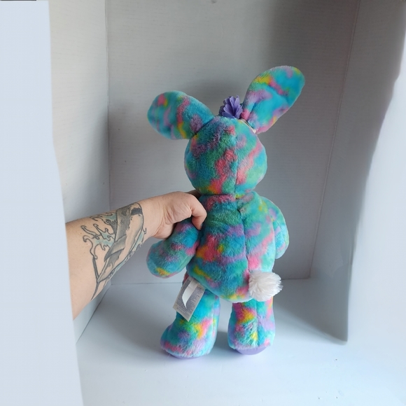 Build-A-Bear Spring & Easter Themed Colorburst Rabbit with Accessories - Picture 2 of 10